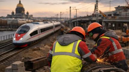 ВСМ — новая эра транспорта: Беглов показал вход мегамагистрали в Петербург